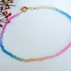 Colar Cristal Candy colors