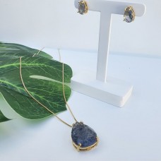 Conjunto Zircônia Cinza Grande