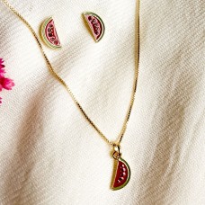 Conjunto infantil melancia 