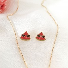 Conjunto infantil melancia 