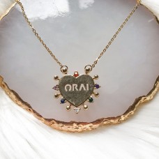 Colar Orai com zirconia branca