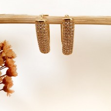 Brinco de Zircônias Cravejadas