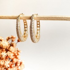 Brinco Grande de Zircônias cravejadas